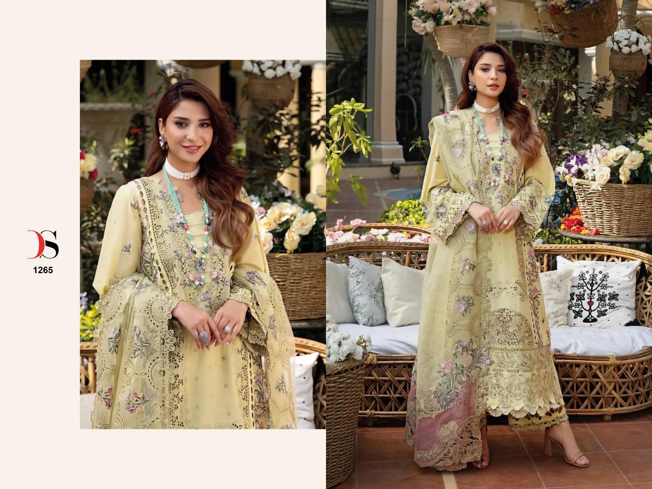Deepsy Elaf Luxury Lawn 25 catalog pakistani suits online india wholesale