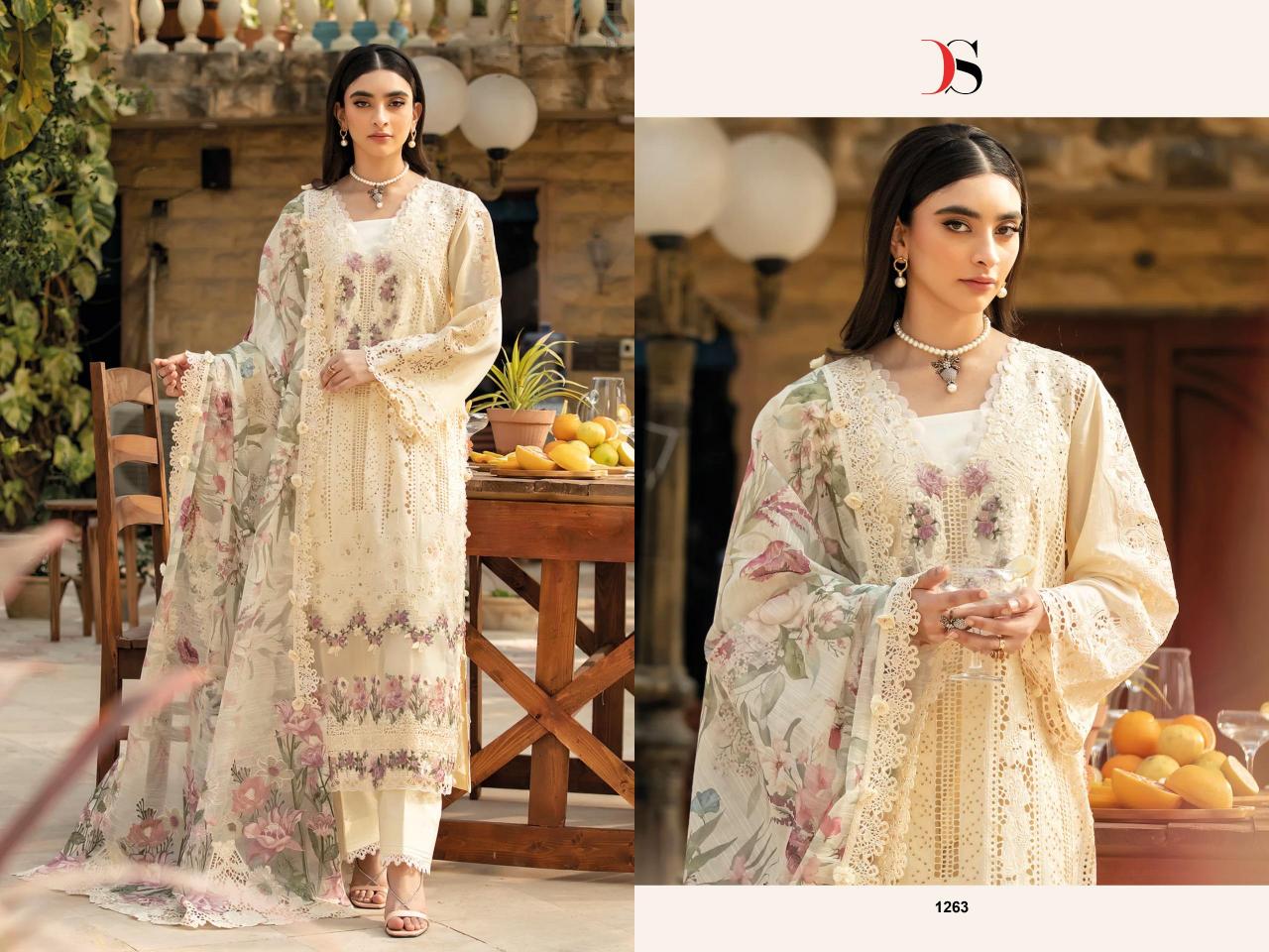 Deepsy Elaf Luxury Lawn 25 catalog pakistani suits online india wholesale