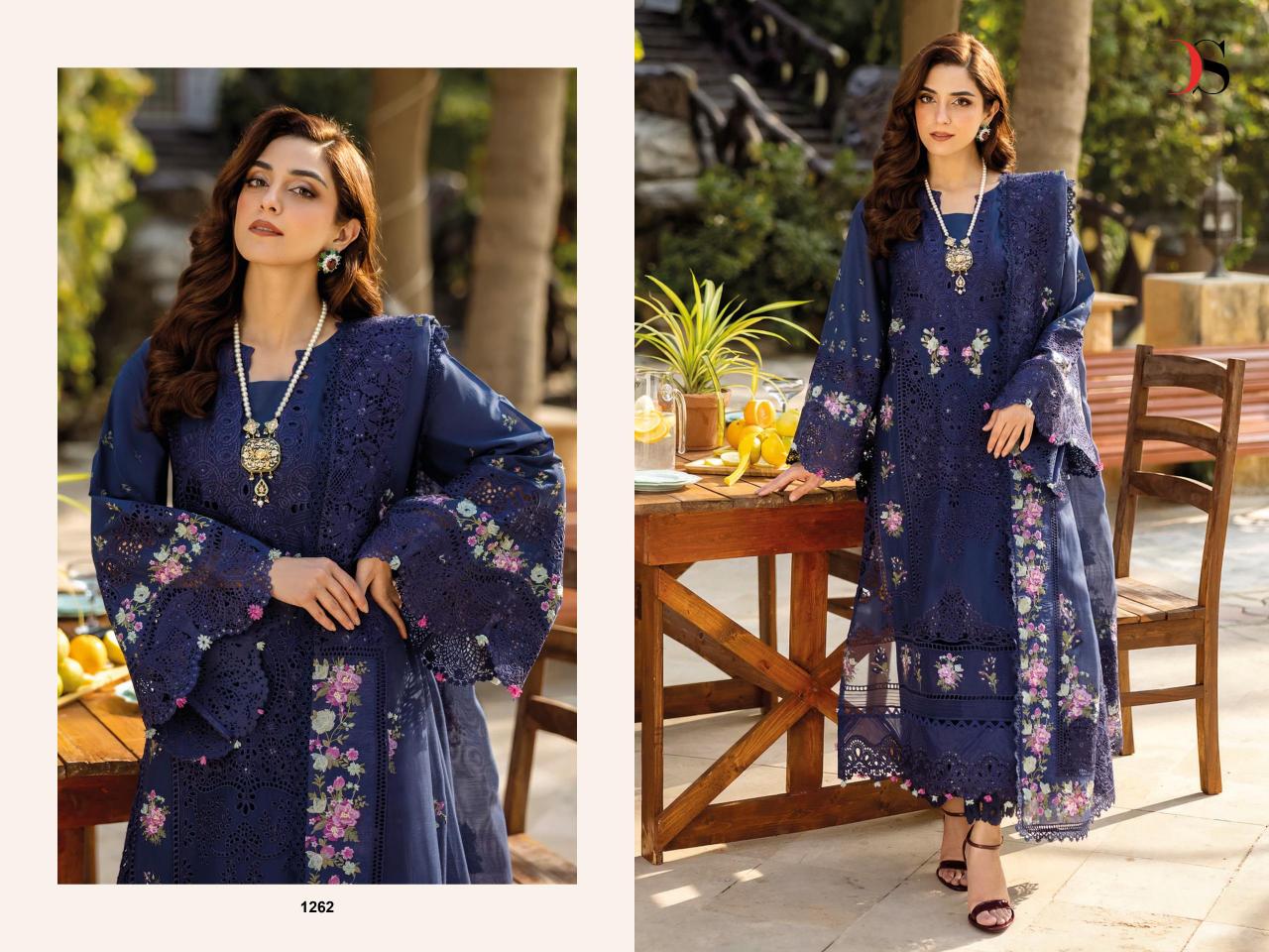 Deepsy Elaf Luxury Lawn 25 catalog pakistani suits online india wholesale