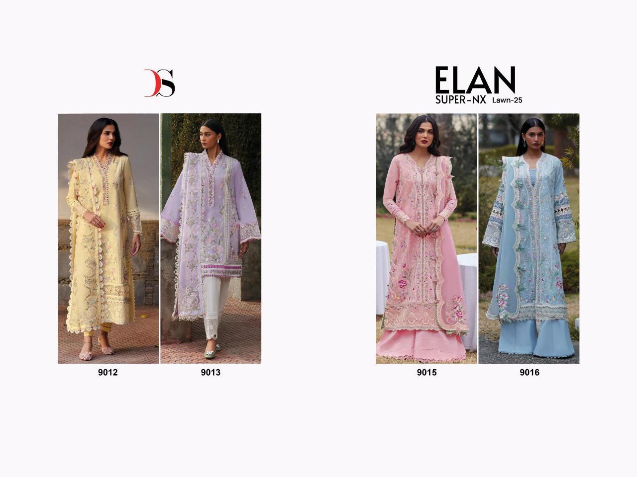 Deepsy Elan Lawn 25 Nx catalog wholesale pakistani suits