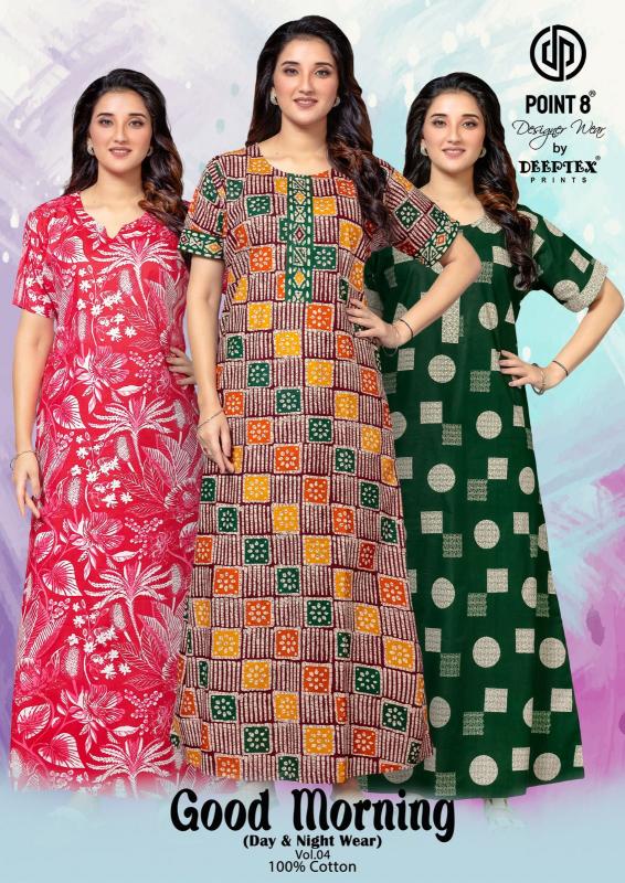 Deeptex Good Morning Vol-4 – Cotton Nighty - Wholesale Catalog