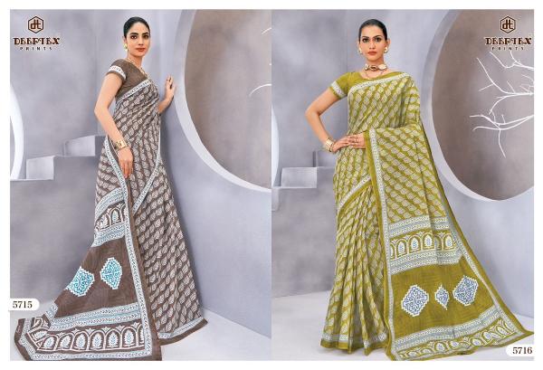 Deeptex Mother India Vol-57 – Cotton Saree - Wholesale Catalog