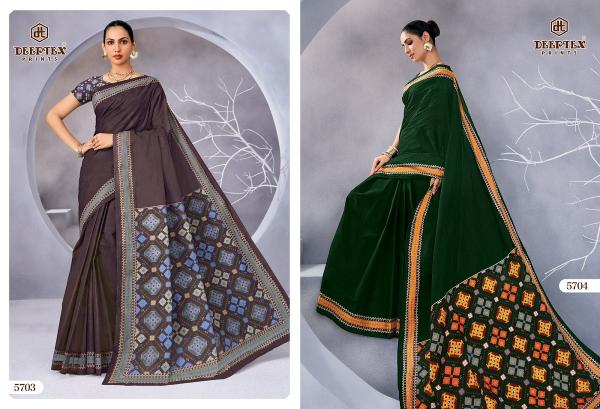 Deeptex Mother India Vol-57 – Cotton Saree - Wholesale Catalog