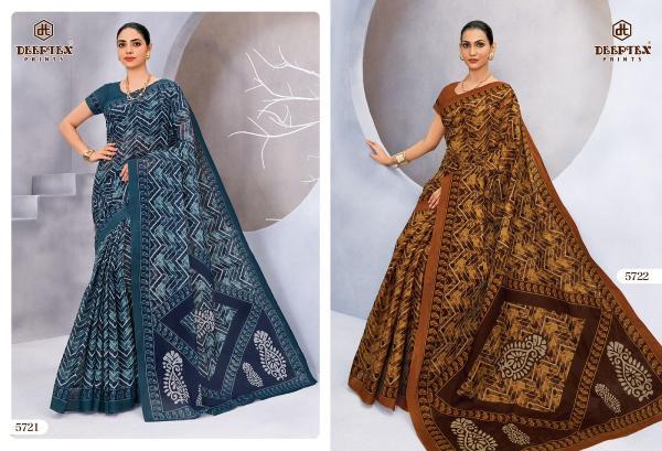 Deeptex Mother India Vol-57 – Cotton Saree - Wholesale Catalog