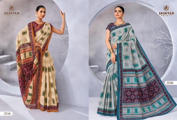 Deeptex Mother India Vol-57 – Cotton Saree - Wholesale Catalog