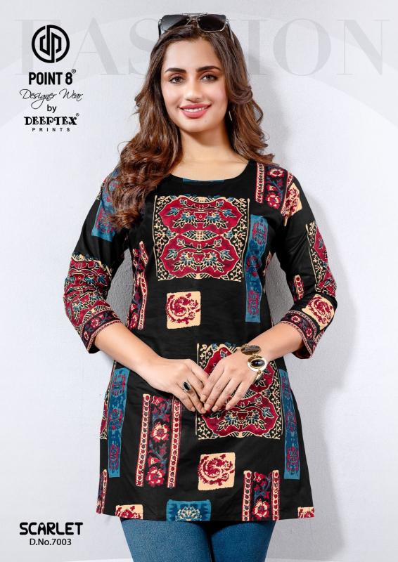 Deeptex Scarlet Vol-7 – Short Tops - Wholesale Catalog