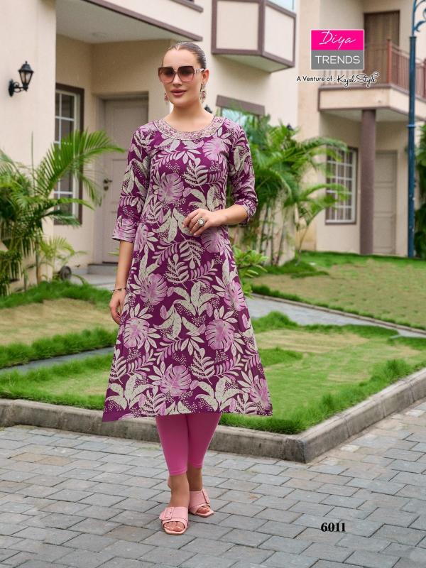 Diya Gardencity Vol-6 – Straight Kurtis - Wholesale Catalog