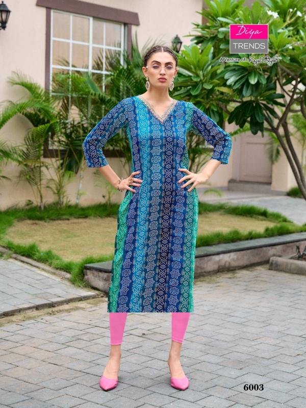 Diya Gardencity Vol-6 – Straight Kurtis - Wholesale Catalog
