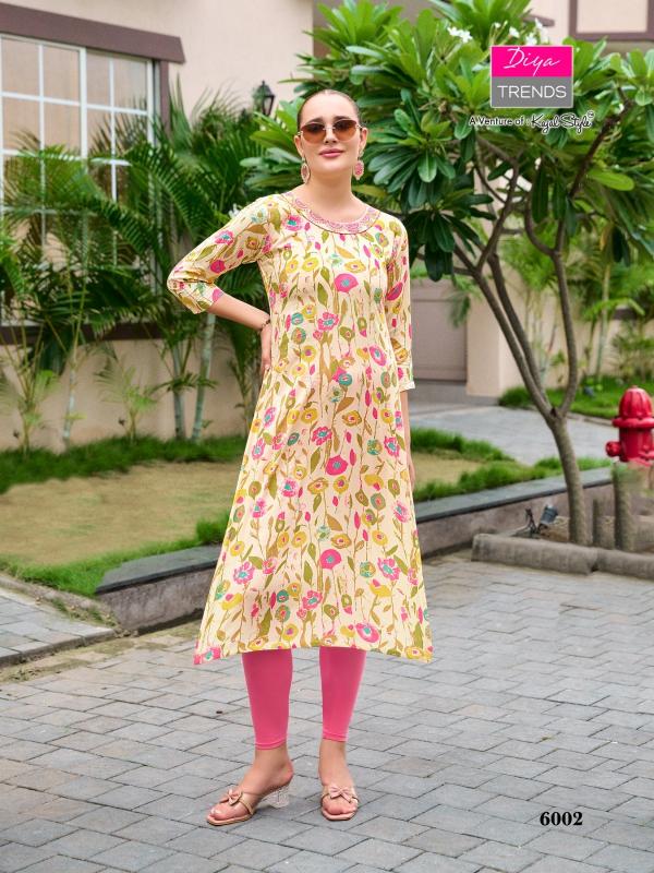 Diya Gardencity Vol-6 – Straight Kurtis - Wholesale Catalog