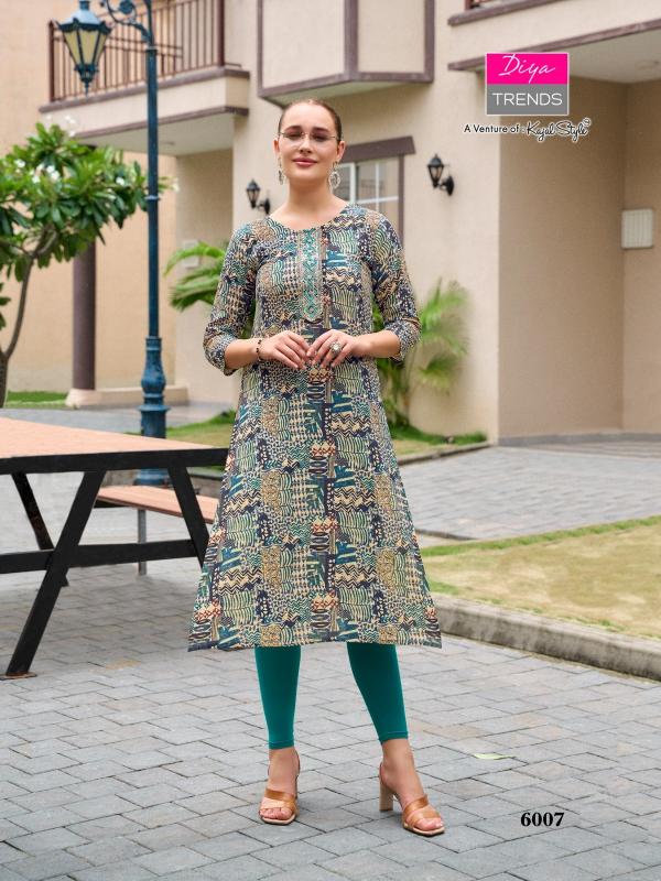 Diya Gardencity Vol-6 – Straight Kurtis - Wholesale Catalog
