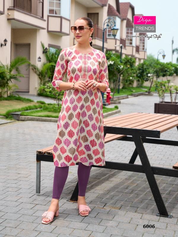 Diya Gardencity Vol-6 – Straight Kurtis - Wholesale Catalog