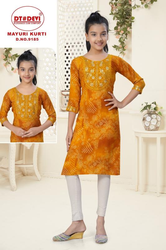 Dt Devi Mayuri 9185 catalog kids wear wholesale in bangalore