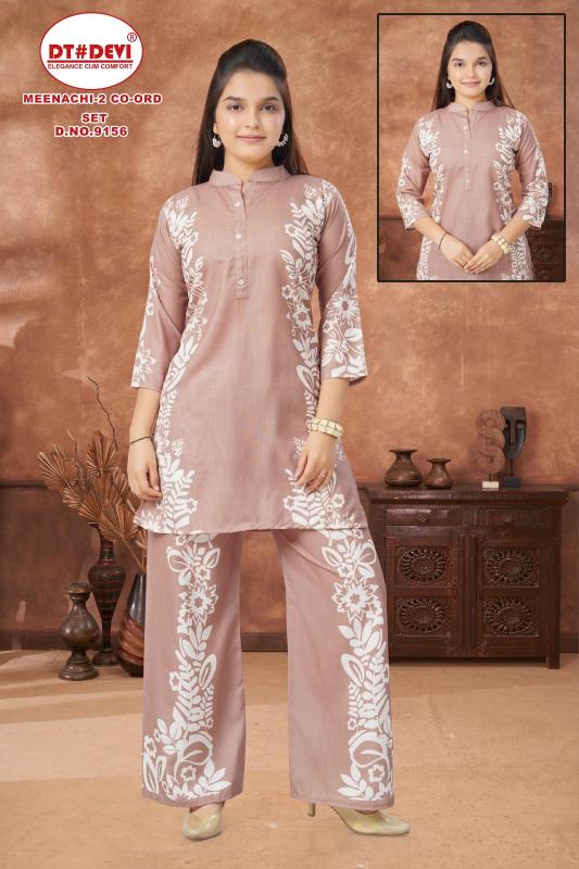 Dt Devi Meenachi vol 2 9156 catalog cotton kids coord set 