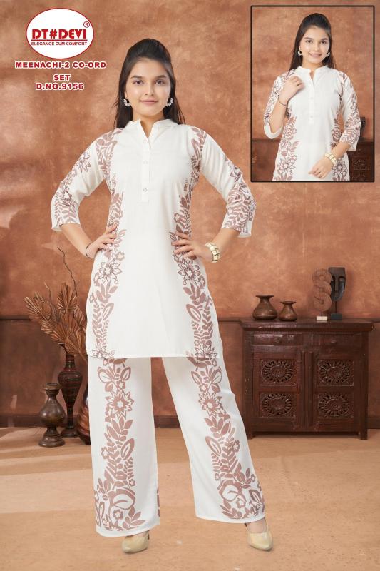 Dt Devi Meenachi vol 2 9156 catalog cotton kids coord set 