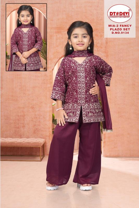 Dt Devi Mia vol 2 9134 catalog kids wear wholesale market in delhi