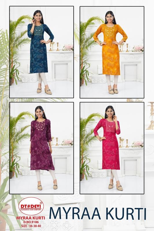 Dt Devi Myraa 9186 catalog kids wear wholesale in mumbai