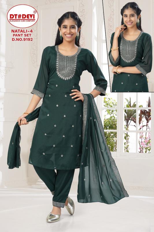 Dt Devi Natali Vol 4 9192 catalog kids wear wholesale