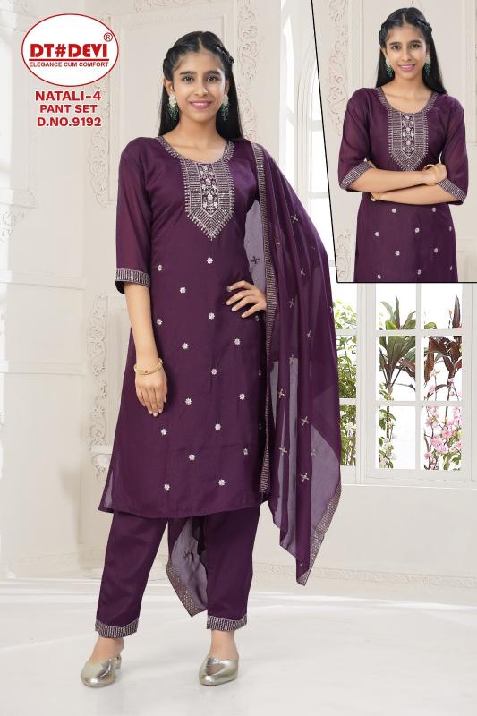 Dt Devi Natali Vol 4 9192 catalog kids wear wholesale
