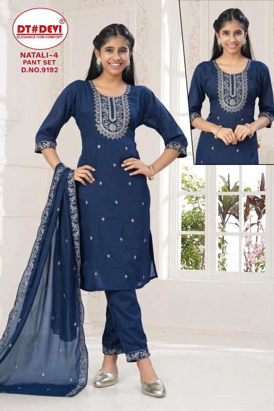 Dt Devi Natali Vol 4 9192 catalog kids wear wholesale