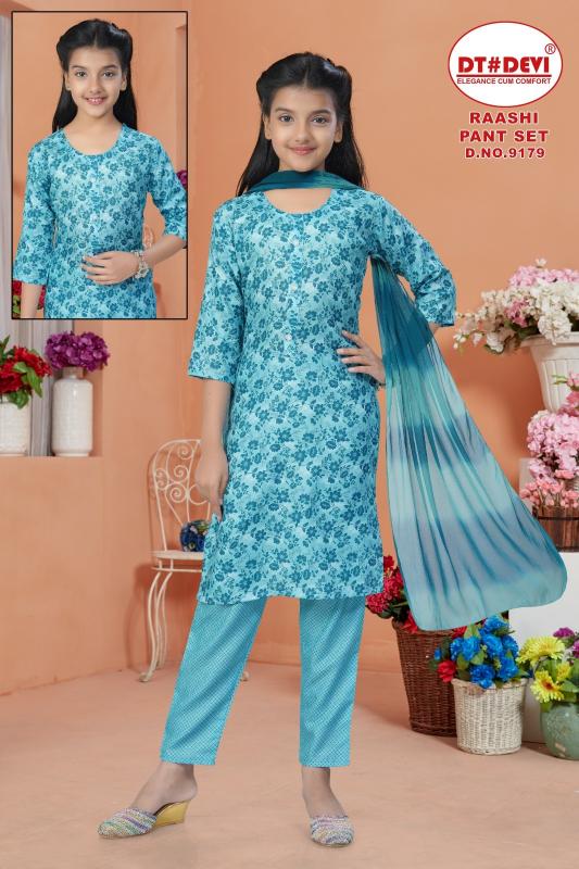 Dt Devi Raashi 9179 Catalog kids wear wholesaler mumbai