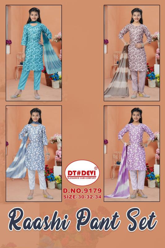 Dt Devi Raashi 9179 Catalog kids wear wholesaler mumbai