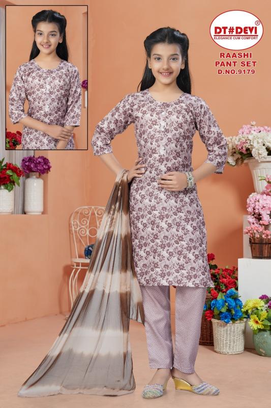 Dt Devi Raashi 9179 Catalog kids wear wholesaler mumbai