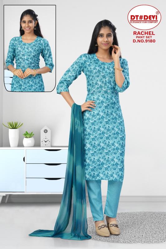 Dt Devi Rachel 9180 catalog kids wear wholesaler poster