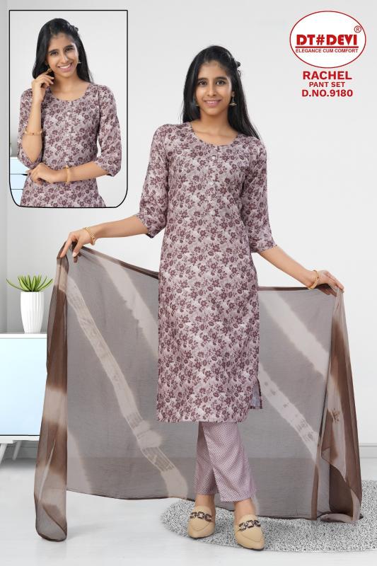 Dt Devi Rachel 9180 catalog kids wear wholesaler poster