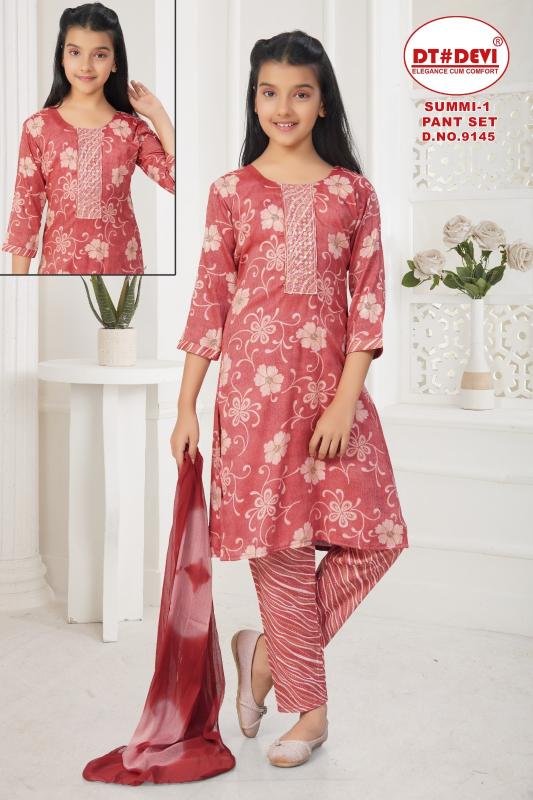 Dt Devi Summi vol 1 9145 catalog kanpur kids wear wholesaler