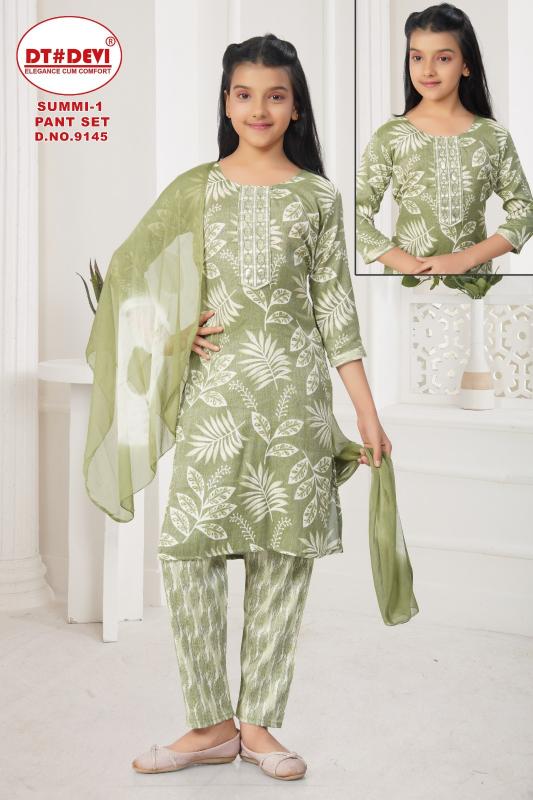 Dt Devi Summi vol 1 9145 catalog kanpur kids wear wholesaler