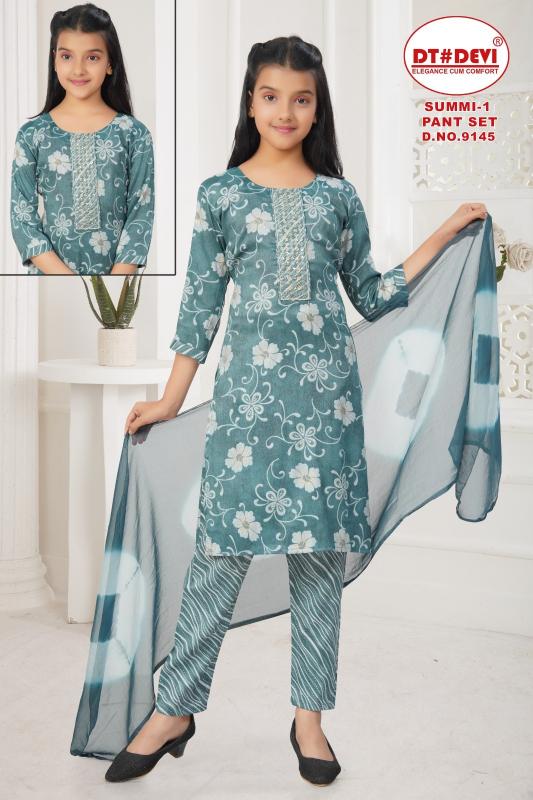 Dt Devi Summi vol 1 9145 catalog kanpur kids wear wholesaler