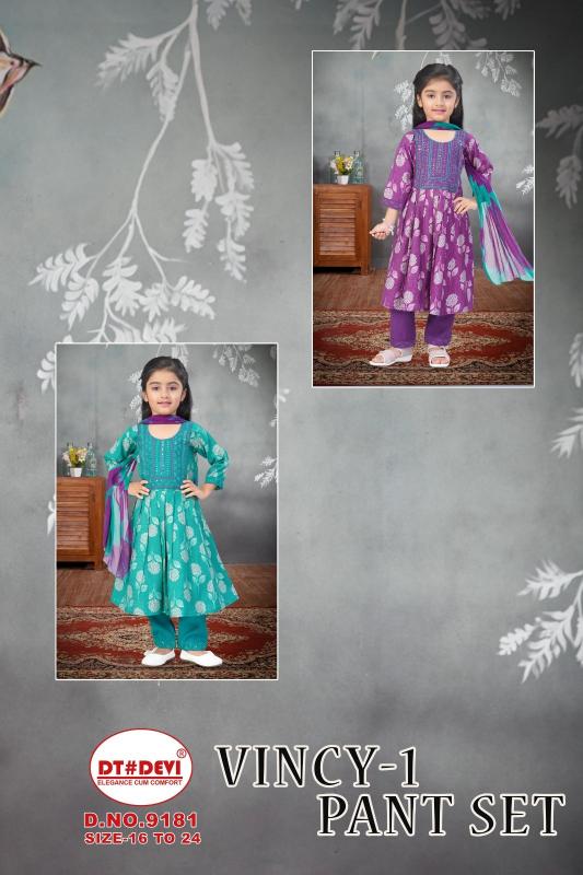 Dt Devi Vincy vol 1 9181 catalog kids wear wholesale market in indore