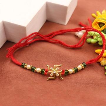 Fancy Rakhi 163 artificial jewellery wholesale online india