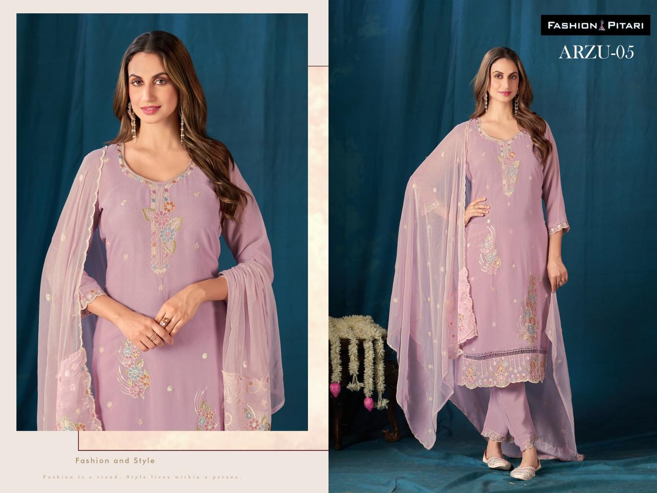 Fashion Pitari Arzu catalog latest indian kurtis designs