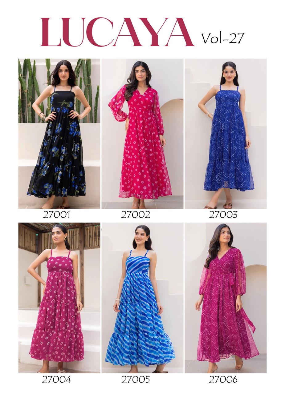 Felocity Lucaya vol 27 catalog indian designer kurtis