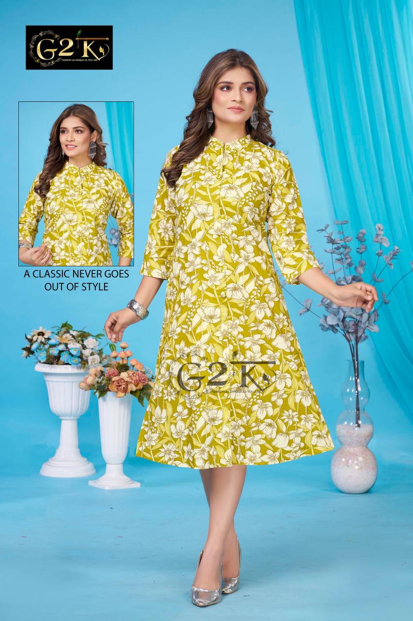 G2K Mahek catalog indian long kurtis