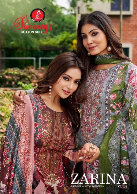 Ganeshji Zarina Vol-1 – Dress Material - Wholesale Catalog