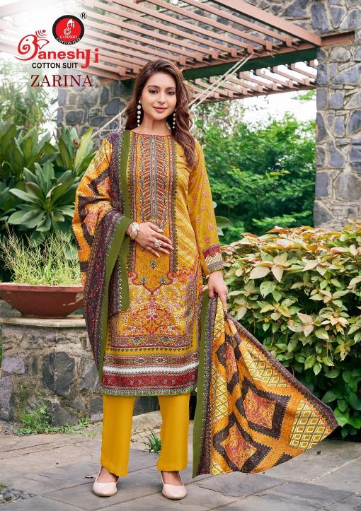 Ganeshji Zarina Vol-1 – Dress Material - Wholesale Catalog