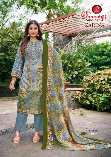 Ganeshji Zarina Vol-1 – Dress Material - Wholesale Catalog