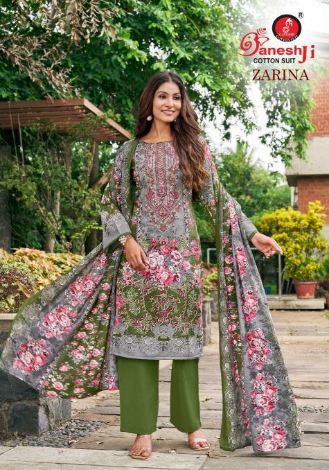 Ganeshji Zarina Vol-1 – Dress Material - Wholesale Catalog
