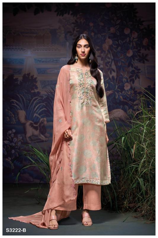 Ganga Abrar 3222 catalog party wear salwar kameez wholesale