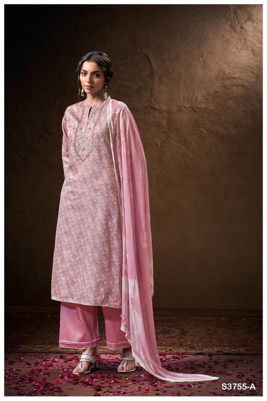 Ganga Annie 3755 catalog salwar kameez surat wholesale