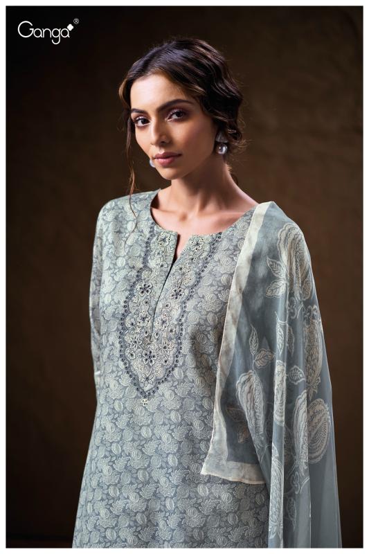 Ganga Annie 3755 catalog salwar kameez surat wholesale