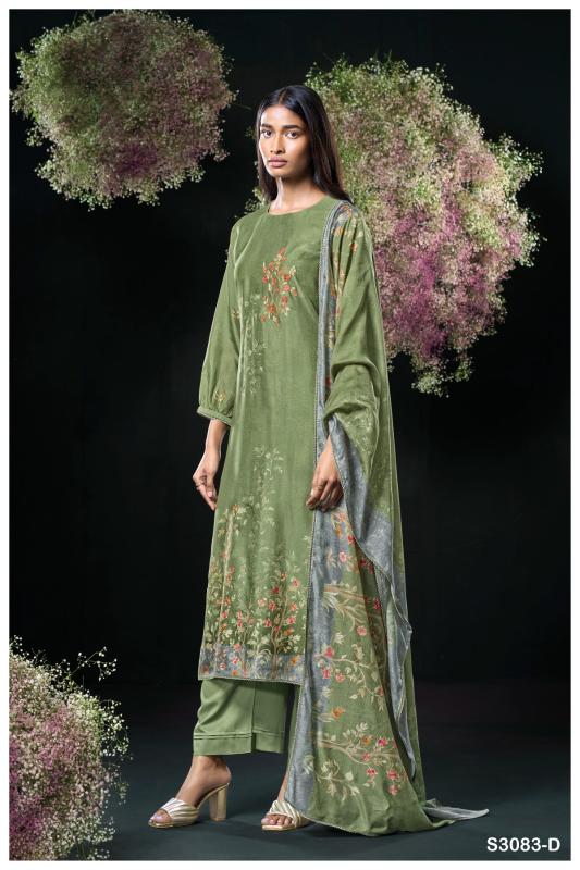 Ganga Asavari 3083 Catalog wholesale salwar kameez market in kolkata