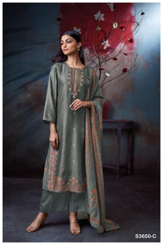 Ganga Avenly 3650 catalog wholesale salwar kameez pakistan
