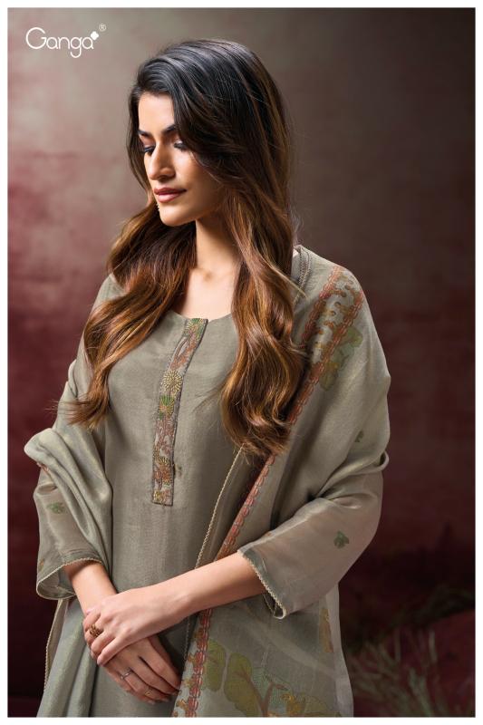 Ganga Aynslie 3129 catalog salwar kameez fabric wholesale