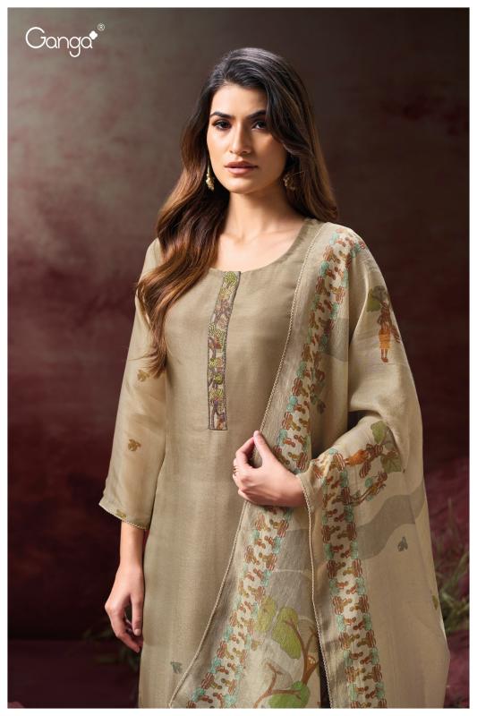 Ganga Aynslie 3129 catalog salwar kameez fabric wholesale