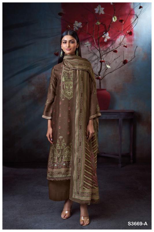 Ganga Blayra 3669 catalog salwar kameez 