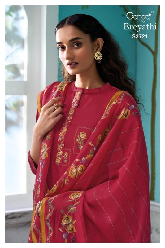 Ganga Breyathi 3721 catalog wholesale salwar kameez alveera