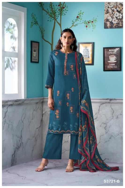 Ganga Breyathi 3721 catalog wholesale salwar kameez alveera